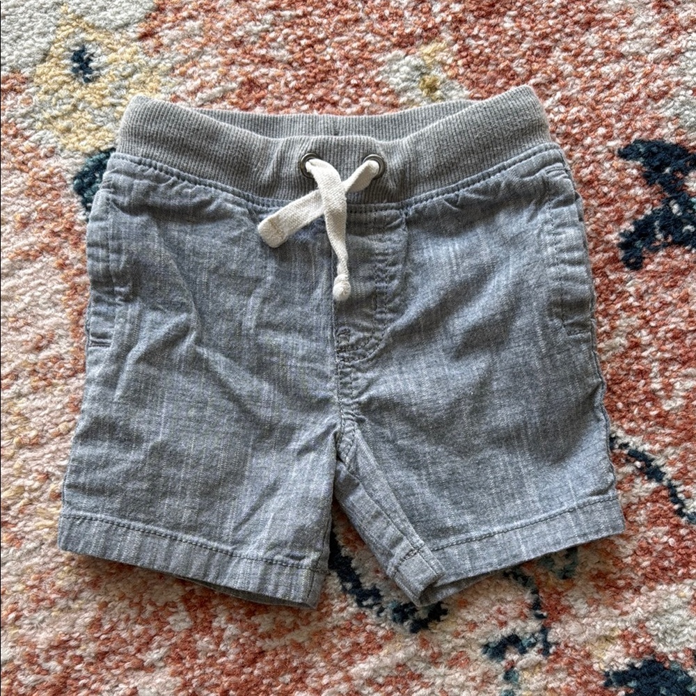 Chambray Toddler Shorts